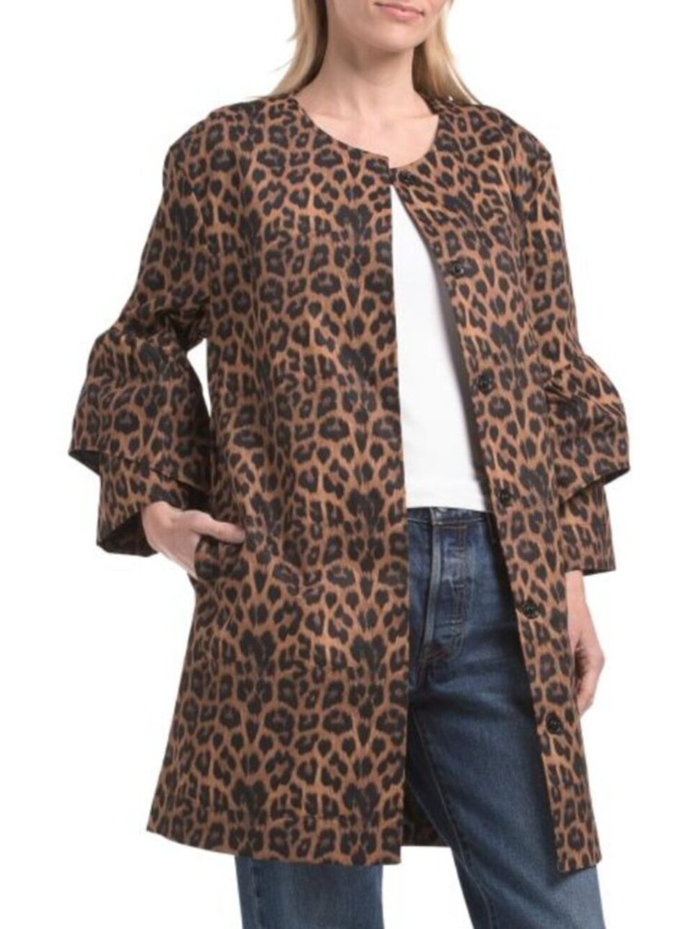 NVLT Tulip Sleeve Water Resistant Canvas Jacket